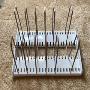 YouCopia White StoreMore Adjustable Cookware Rack